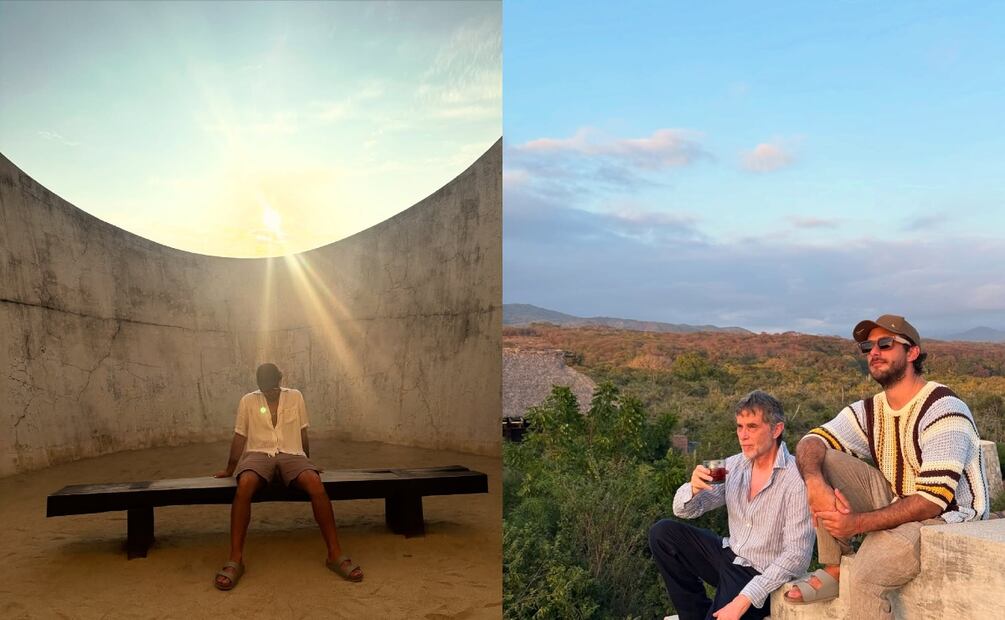 Sebastián Zurita junto a Humberto Zurita, su papá / Fotos: Instagram
