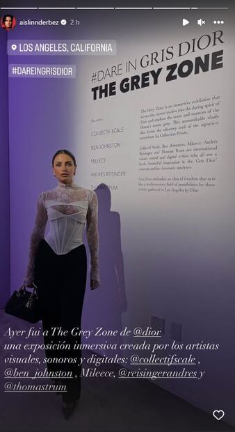 Aislinn Derbez, espectacular en una campaña de Dior con un elegante corsé de Iann Dey