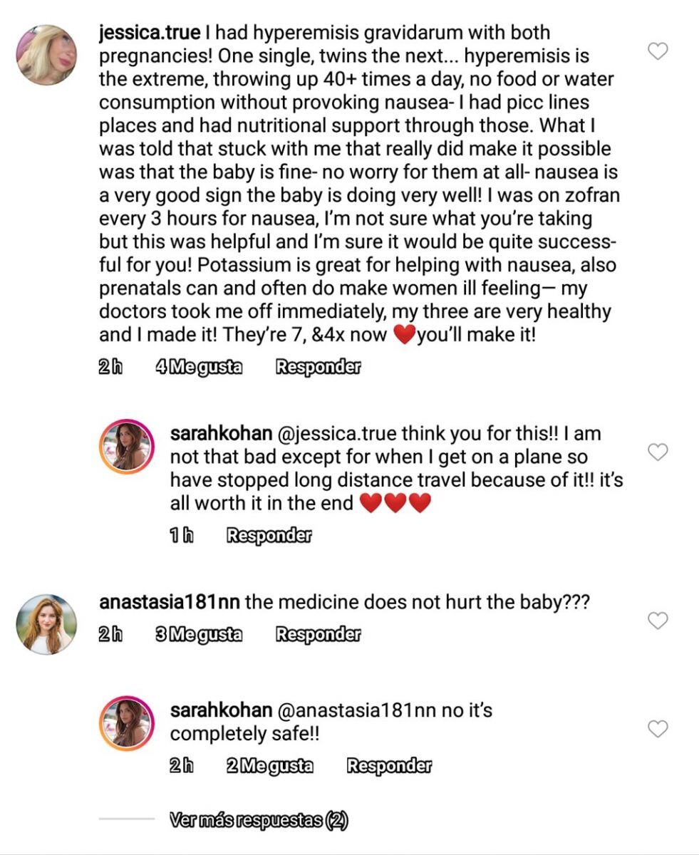 Sarah Kohan, novia de Javier 'Chicharito' Hernández, no la está pasando bien en su embarazo