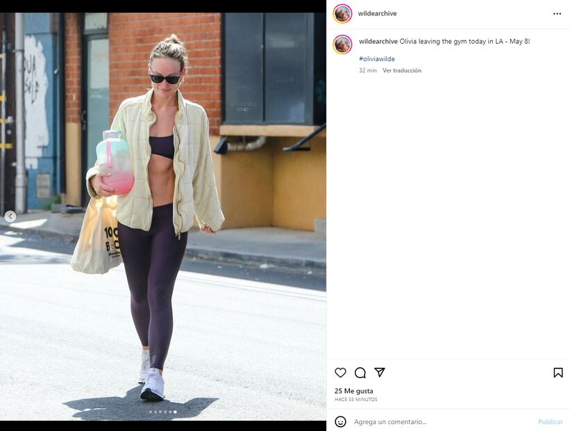 Olivia Wilde luce los resultados de su ruptura con Harry Styles, unos abs de acero