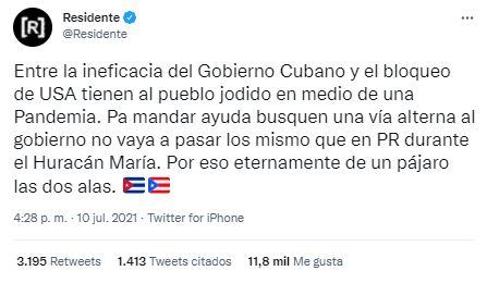 Ricky Martin y otras celebridades internacionales impulsan “SOS Cuba”
