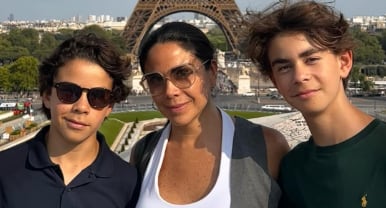 Paola Rojas ha disfrutado de especial viaje a Europa junto a sus hijos Leonardo y Paulo / Foto: Instagram