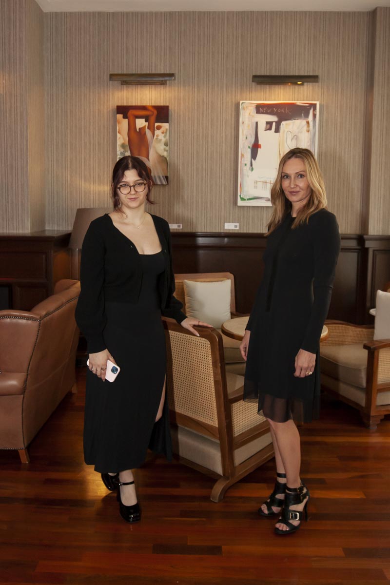 Dahlia y Belinda Labatte. (Foto: Esteban Torreblanca)