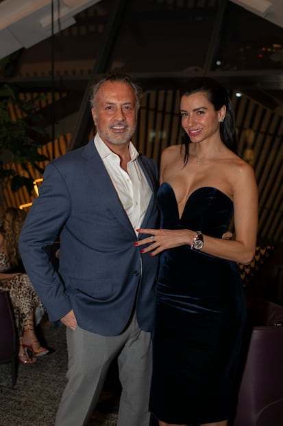 Ernesto Zedillo Jr. junto a Zya Barceló, embajadora del Hotel Alexander. Foto: Esteban Torreblanca