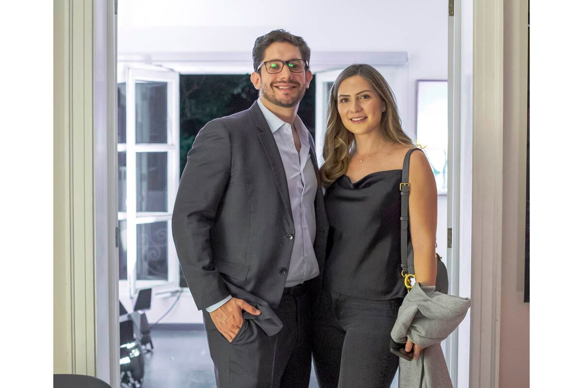 Juan José Izquierdo y Sophie Duerr. (Foto: Edgar Silva Fuentes S.)