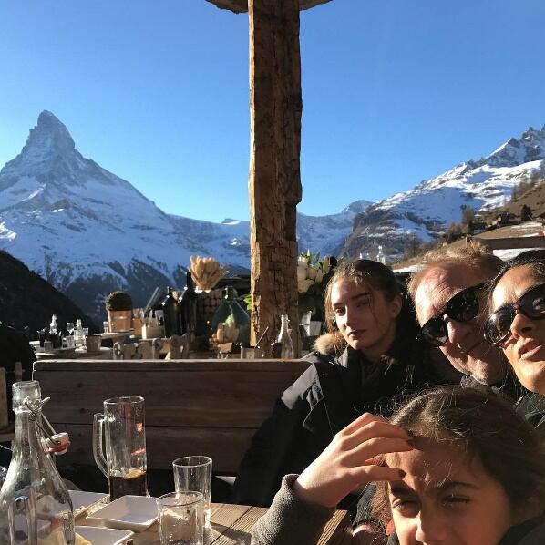Las vacaciones de Salma Hayek con su hijastra