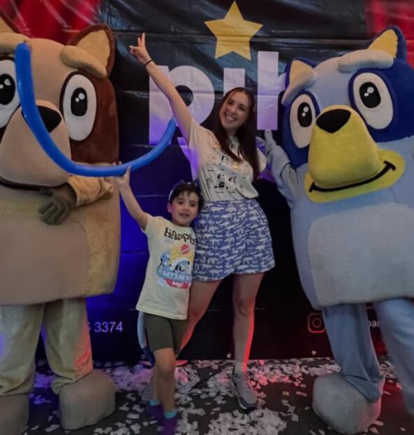Fátima Torre y su hijo Diego en su fiesta de cumpleaños / Foto: Instagram