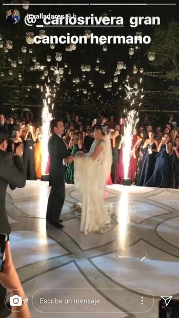 Las primeras fotos de la boda de Checo Pérez y Carola Martínez 