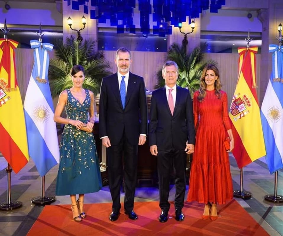 Letizia Ortiz, Felipe VI, Mauricio Macri y Juliana Awada / Foto: Instagram