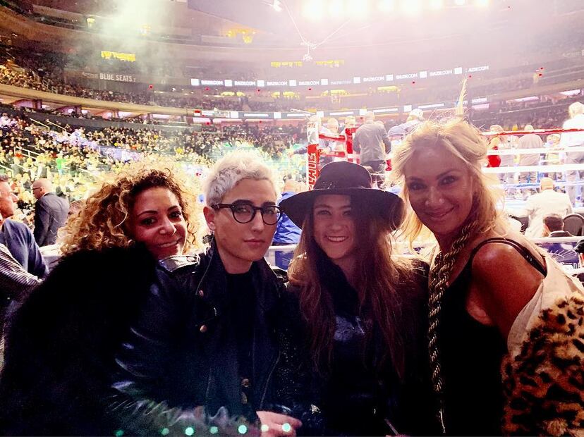 Adela Micha, Paola Rojas y más... ellos fueron a la pelea del Canelo