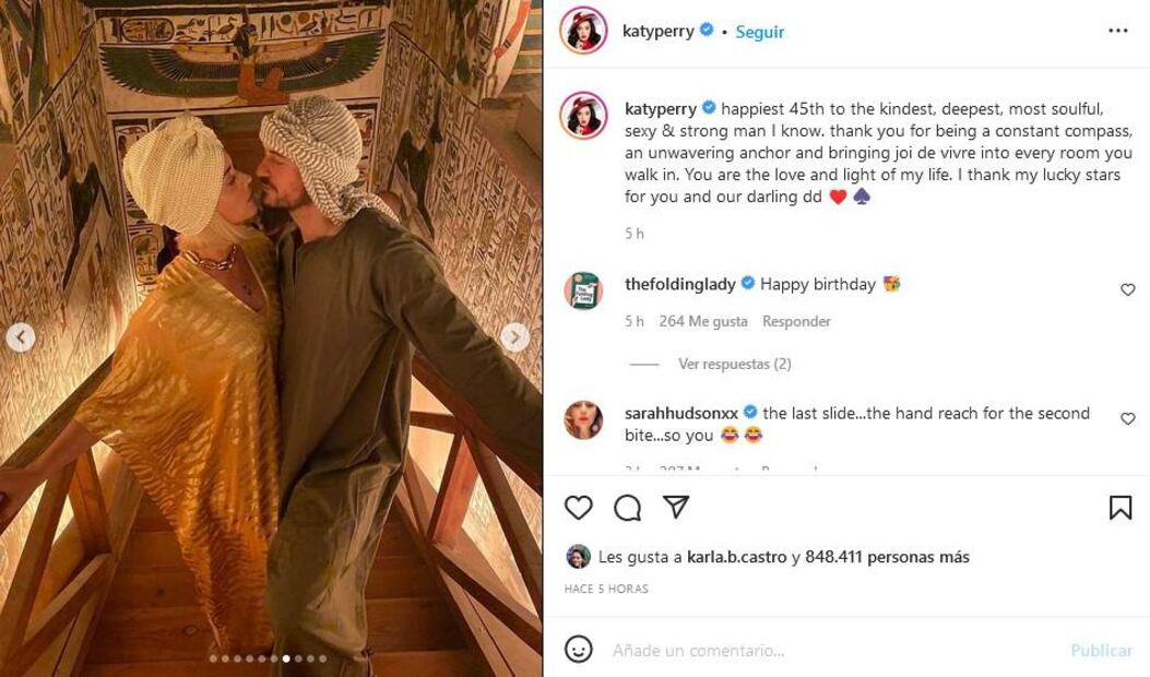 Orlando Bloom cumple 45 años y Katy Perry dedica emotiva felicitación