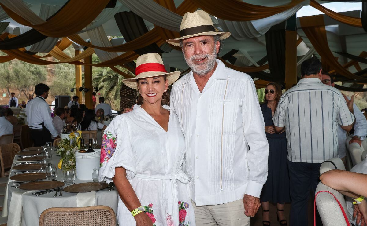 Claudia Ruíz Massieu y Bosco de la Vega. (Foto: Esteban Torreblanca)