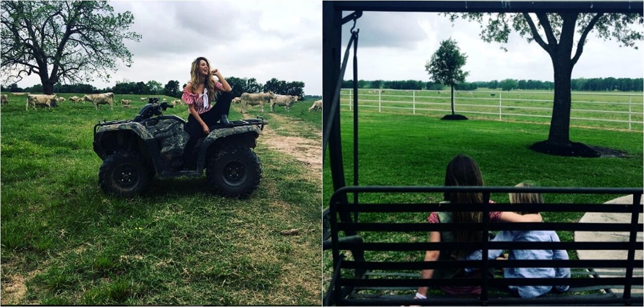 Las vacaciones al estilo Texas de Geraldine Bazán y Gabriel Soto