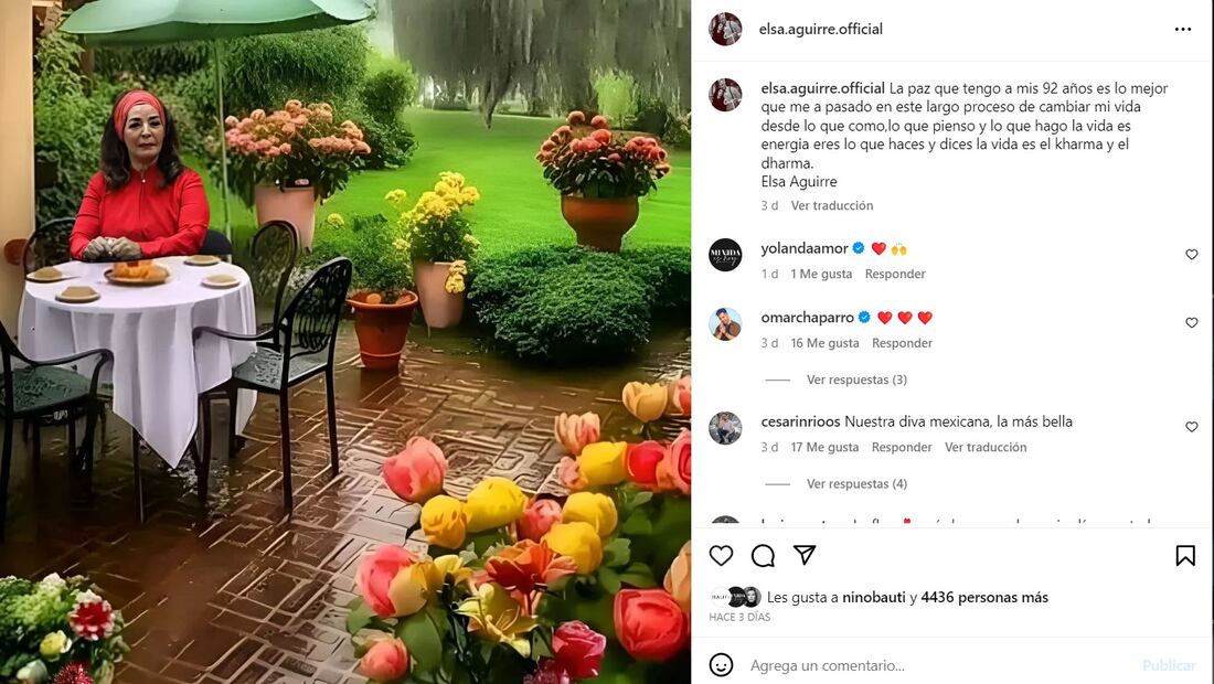 Elsa Irma Aguirre Juárez nació en Chihuahua, Chihuahua, el 25 de septiembre de 1930 / Instagram