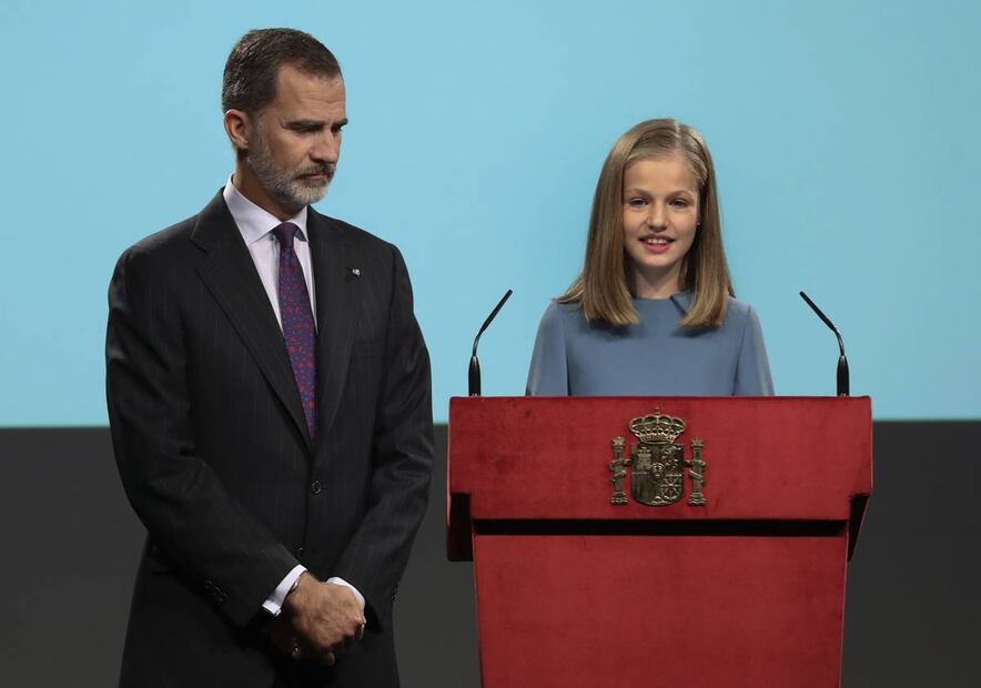 Leonor de Borbón, lista para su primer acto en solitario como princesa heredera