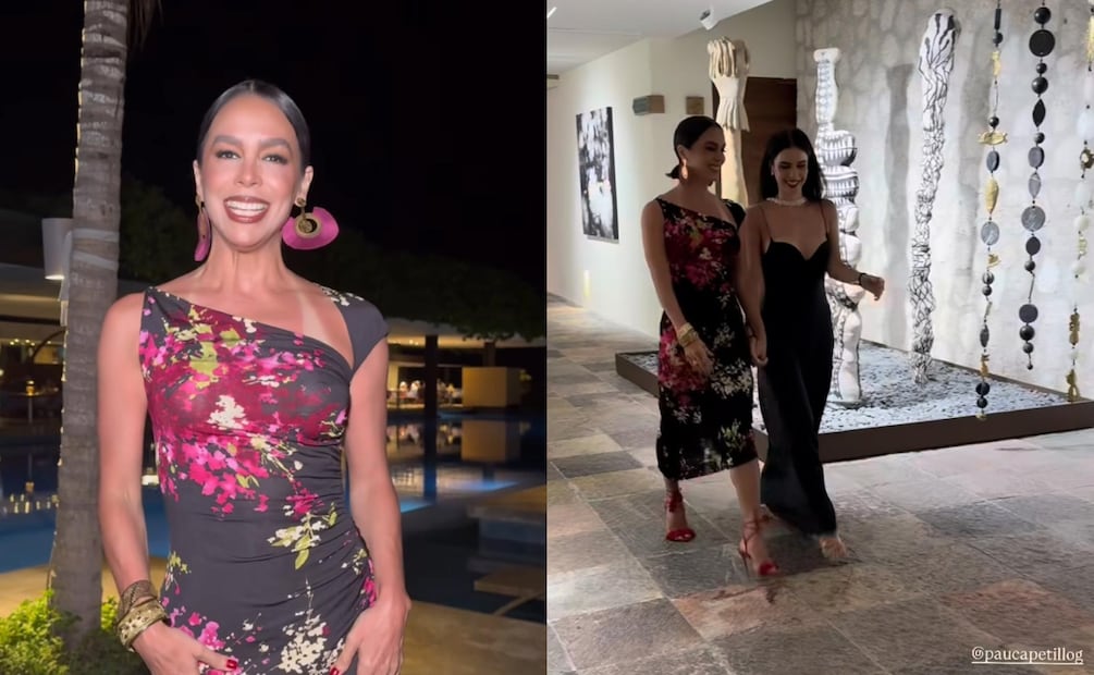 Biby Gaytán y su hija Ana Pau en la Rivera Maya / Foto: Instagram