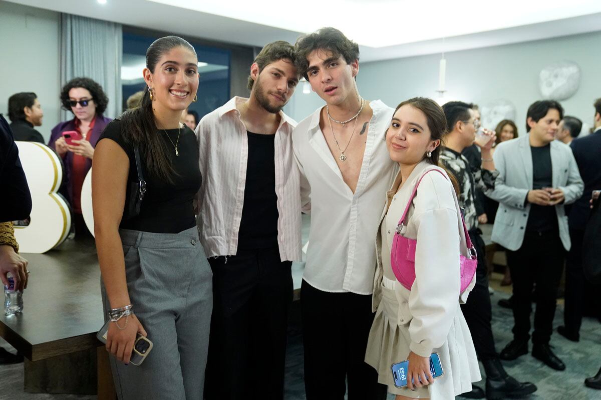 Ana Millán, Diego Oliveira, Rodrigo Zermeño y Adriana Bravo. (Foto: Leonardo Gómez)