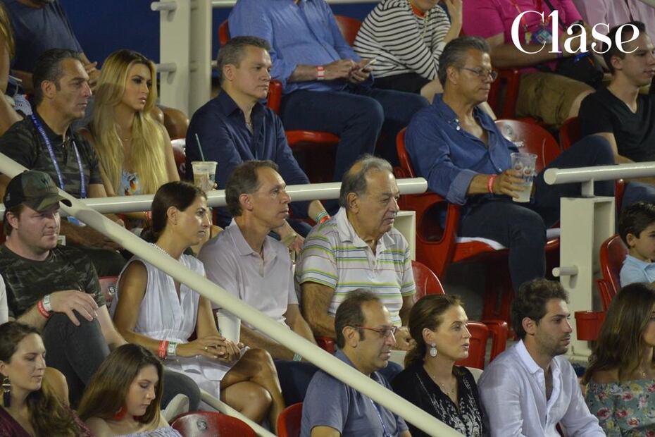 Así disfrutan Carlos Slim y sus hijos del Abierto Mexicano de Tenis en Acapulco