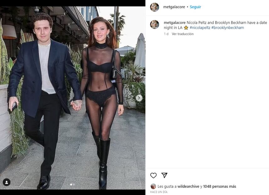 Nicola Peltz y Brooklyn Beckham en Los Ángeles / Instagram
