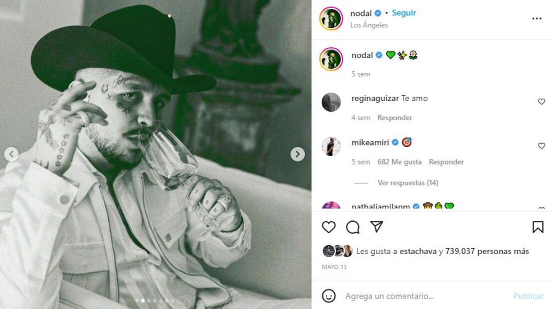 Captan a Belinda cantando ¿a Christian Nodal? el tema “Como quien pierde una estrella”