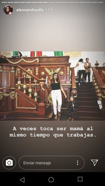 La divertida foto de la diputada Alessandra Rojo de la Vega y su hija Martinah