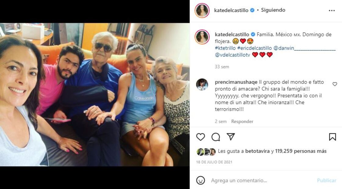 Eric del Castillo defiende a Kate ante críticas por halagos de Ana Gabriel