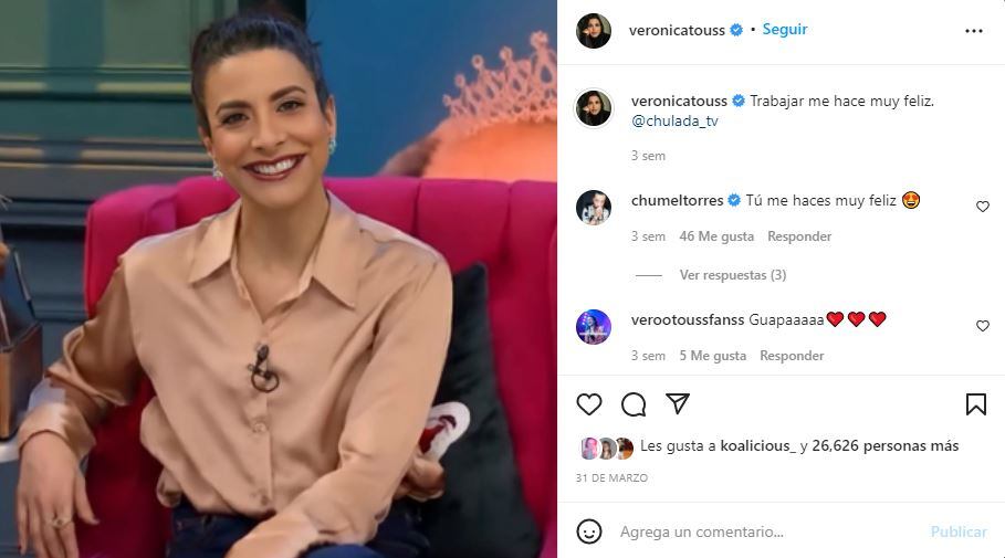 Verónica Toussaint se someterá a una cirugía por cáncer de mama