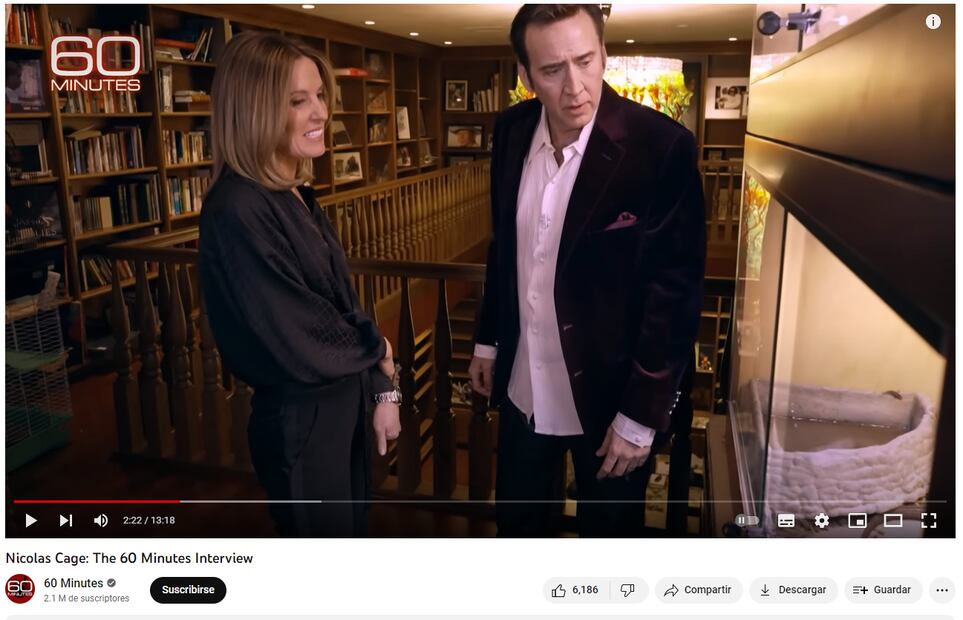 Nicolas Cage da un vistazo a su tenebrosa y gótica mansión