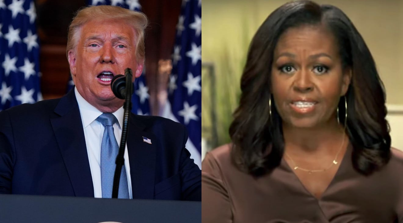 La dura respuesta de Donald Trump a Michelle Obama 