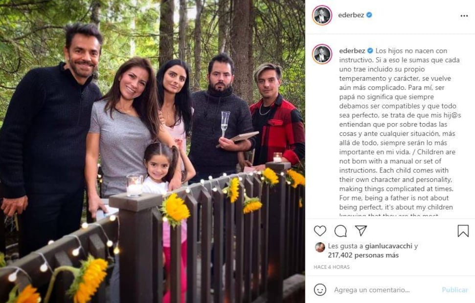 Así celebran el Día del Padre empresarios, celebridades, cantantes e influencers