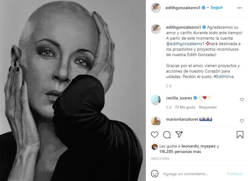 Constanza Creel hará una fundación en honor a su mamá Edith González