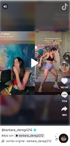 Bárbara de Regil se burla de su propio video viral de clase fitness