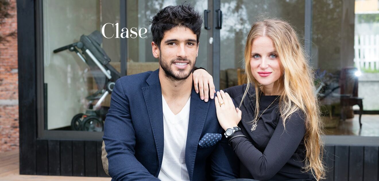 Gabriel Rojo de la Vega y Carlota Chacón recibieron a su primer bebé, quien nació en perfectas condiciones. (Fotos: Archivo Clase e Instagram)