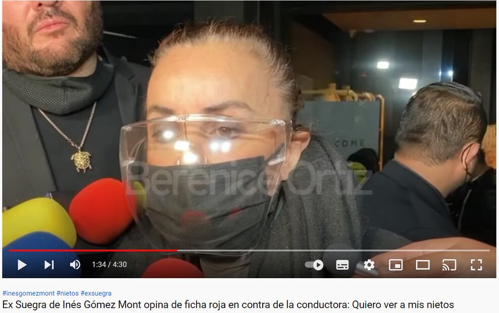Ex suegra de Inés Gómez Mont señala a gobiernos anteriores de interferir en el caso contra la conductora
