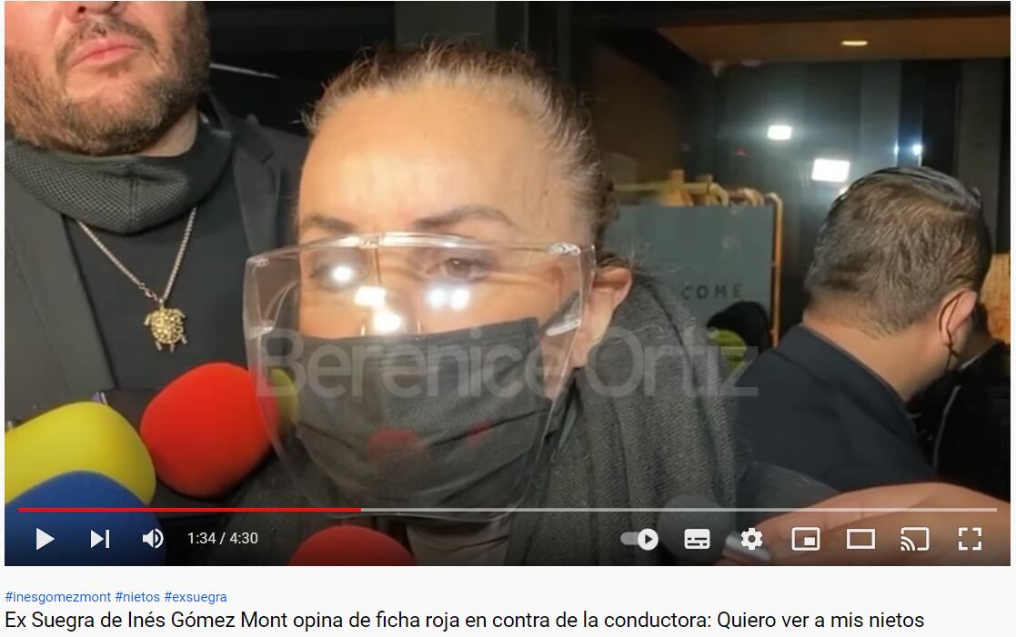 Ex suegra de Inés Gómez Mont señala a gobiernos anteriores de interferir en el caso contra la conductora