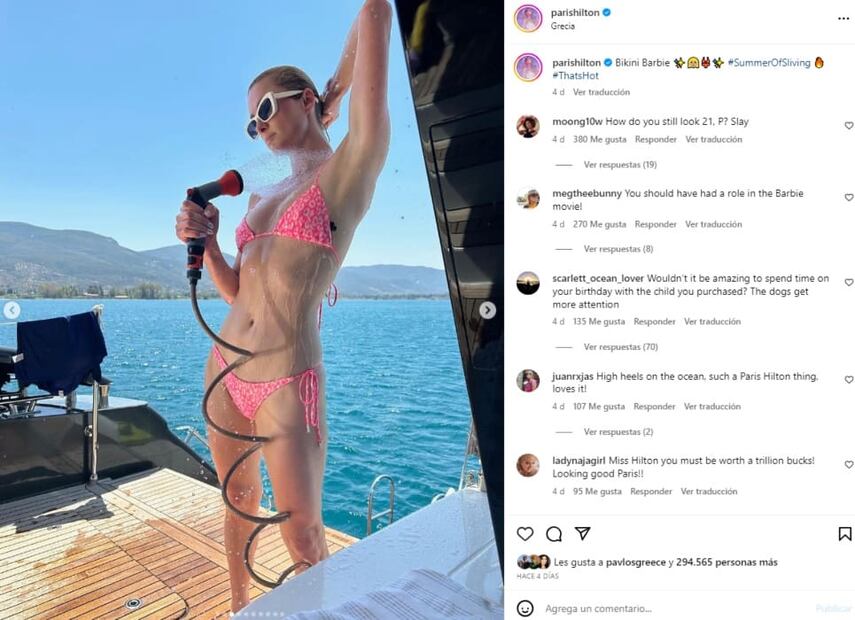Instagram: @parishilton