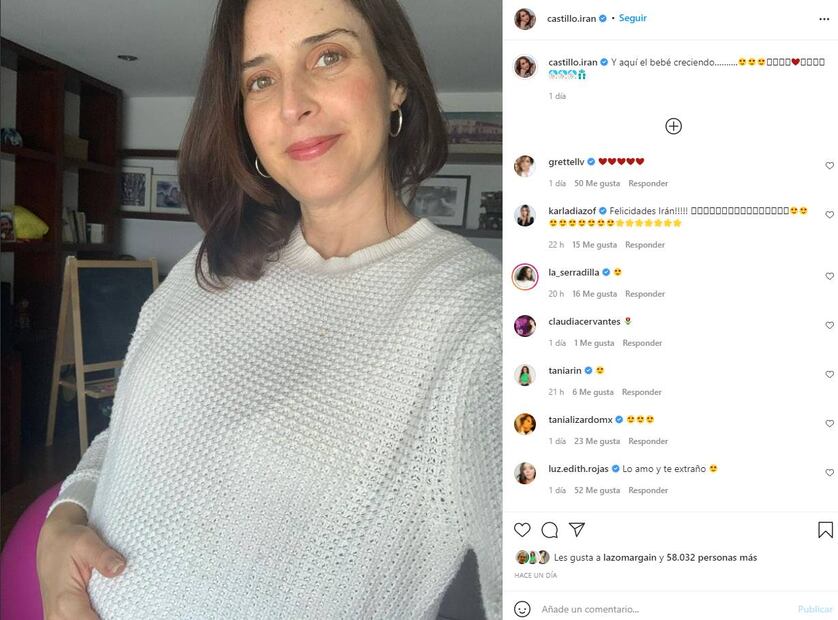 Irán Castillo revela el nacimiento de su bebé con foto de su placenta 