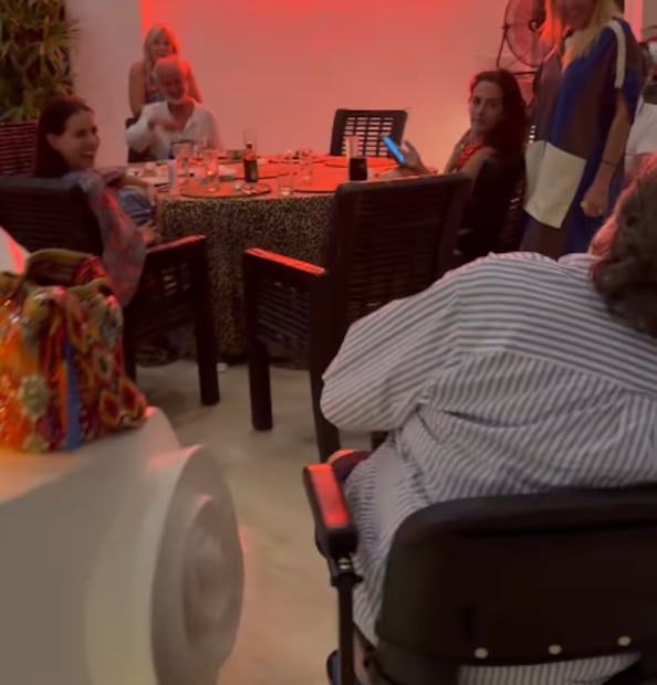 Cayetano Moctezuma en una reunión con su familia / Foto: Instagram
