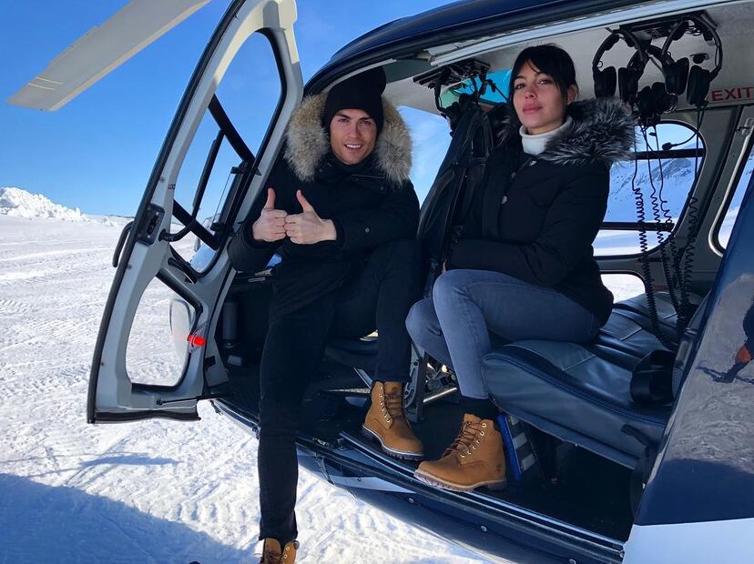 Las vacaciones de Cristiano Ronaldo en Grecia con su novia 