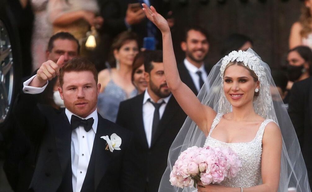La boda de Saúl 'Canelo' Álvarez y Fernanda Gómez / Foto: EFE
