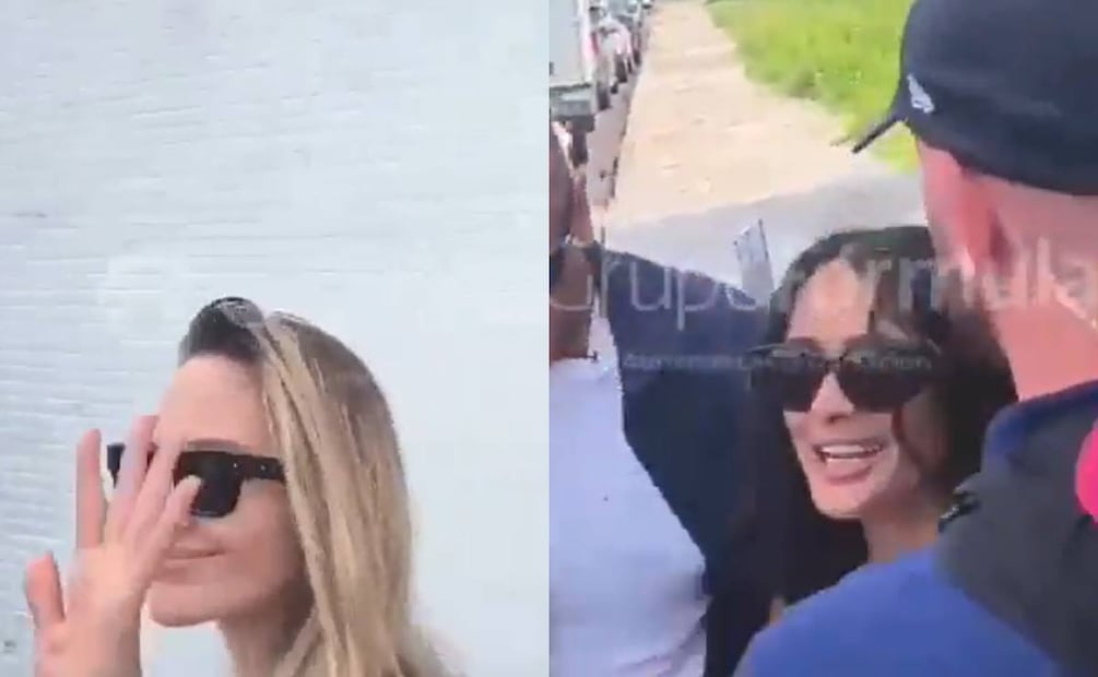 Salma Hayek y Angelina Jolie / Fotos: Captura X @radio_formula