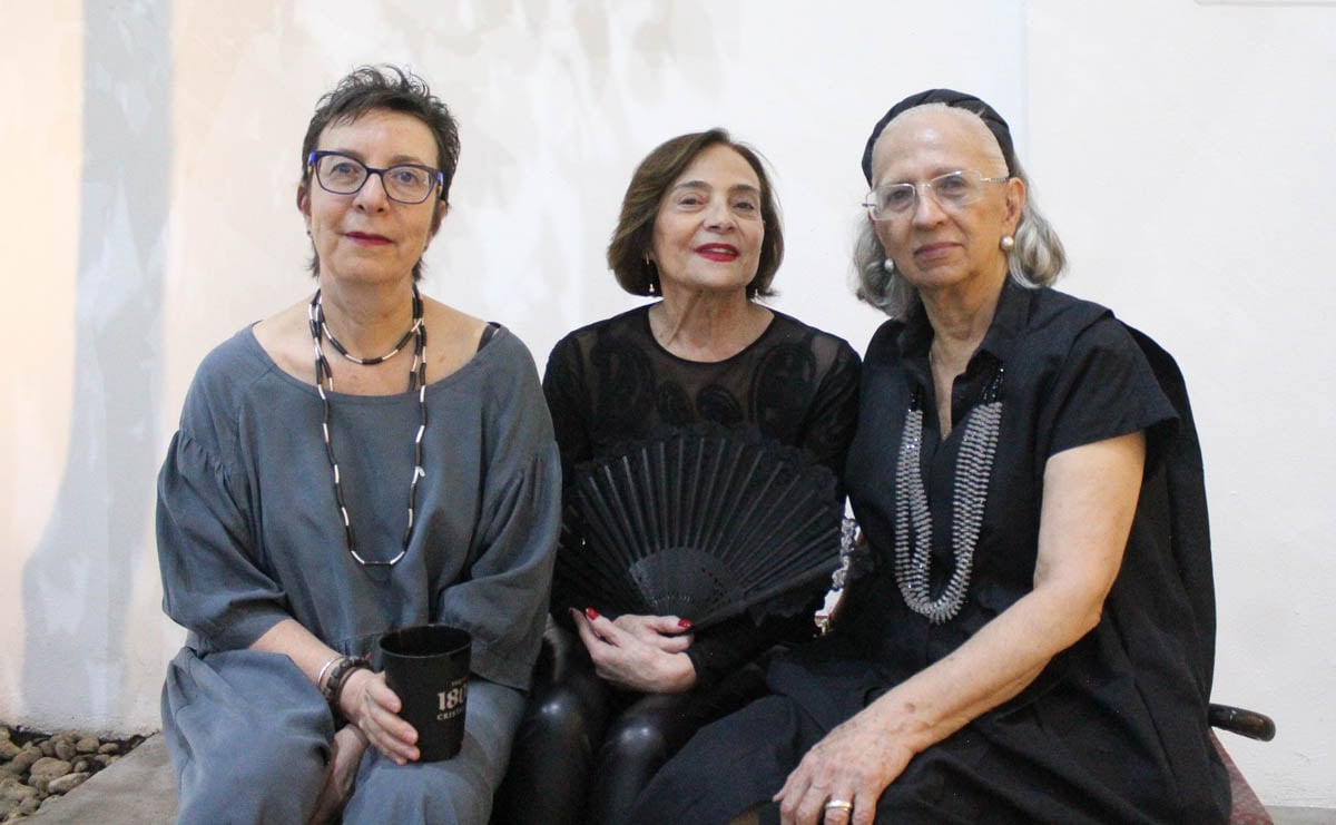 Laura González, Patricia Conde y Bertha Cea. (Foto: Nayeli Castillo)