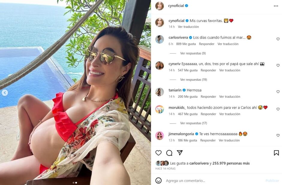 La guapa Cynthia Rodríguez presume su baby bump / Instagram: @cynoficial