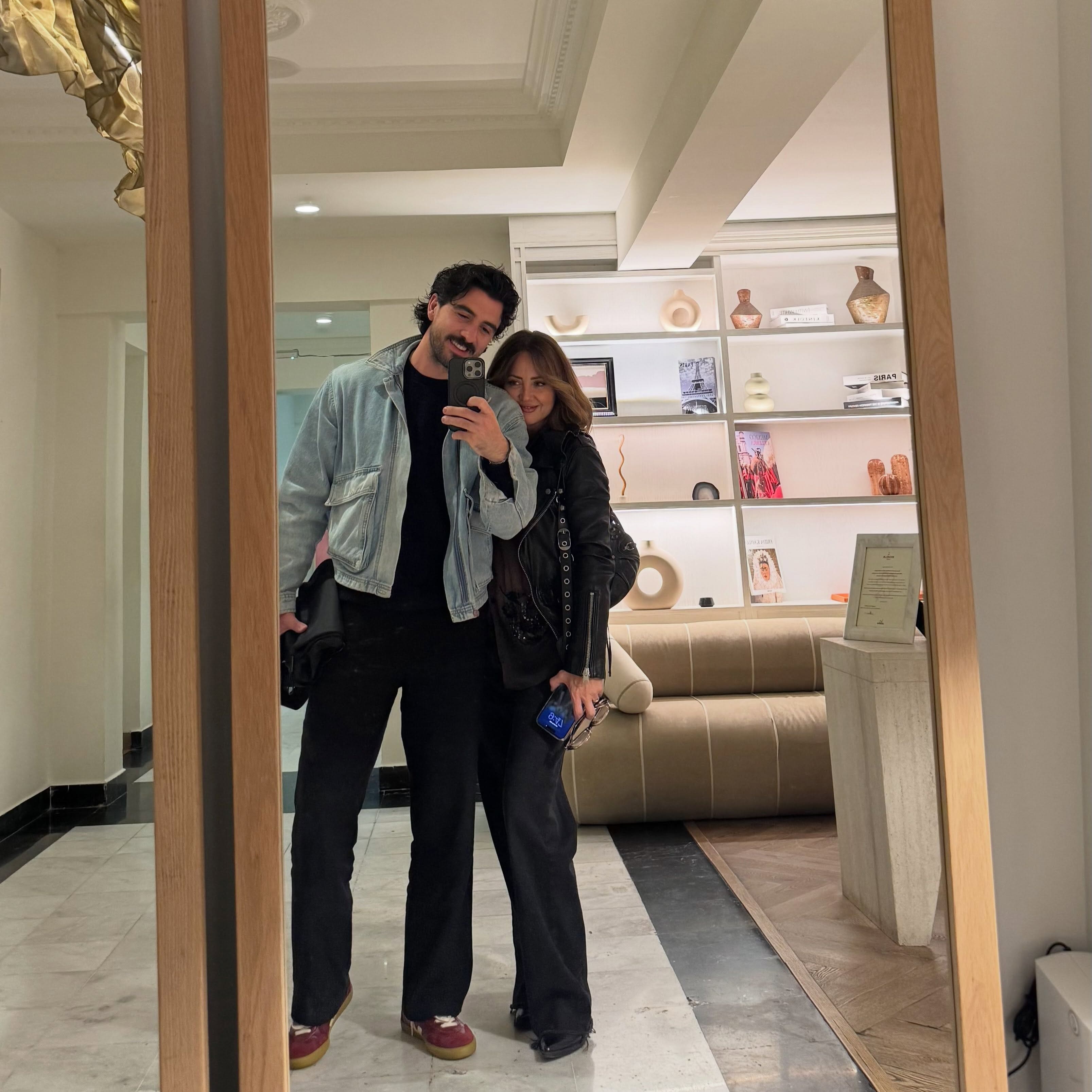 Andrea Legarreta y Luis Carlos Origel. (Foto: Instagram)