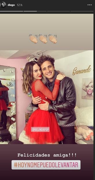 El dulce encuentro de Belinda y Diego Boneta 
