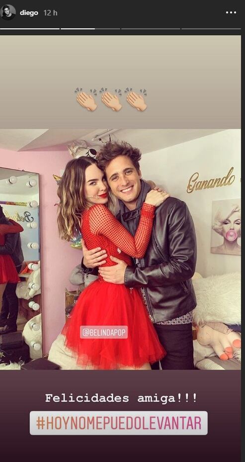 El dulce encuentro de Belinda y Diego Boneta 