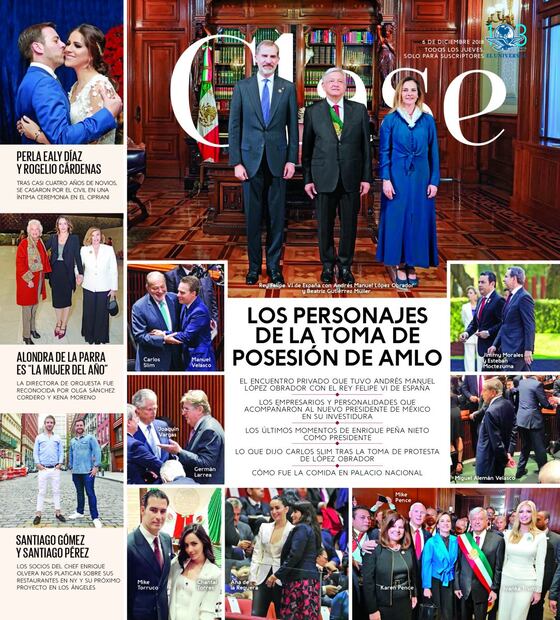 Los personajes de la toma de posesión de AMLO