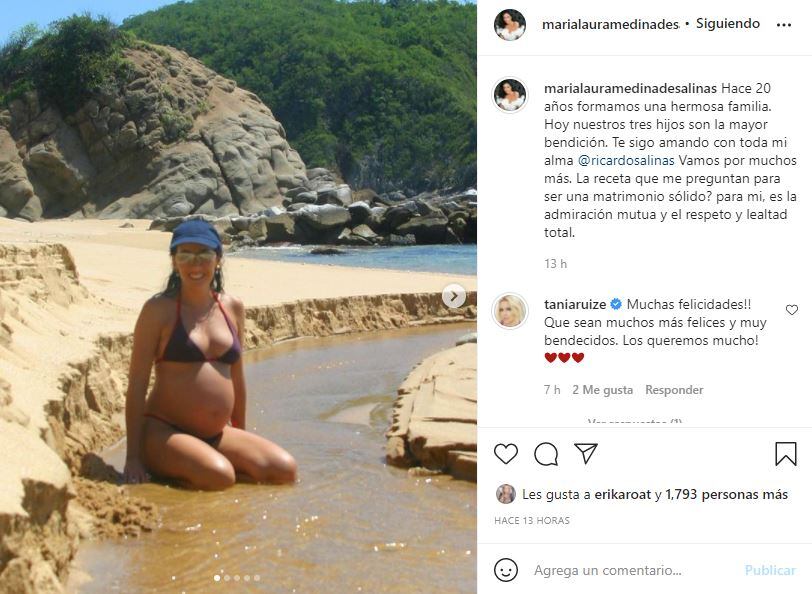 Ricardo Salinas Pliego y María Laura cumplen 20 años de casados