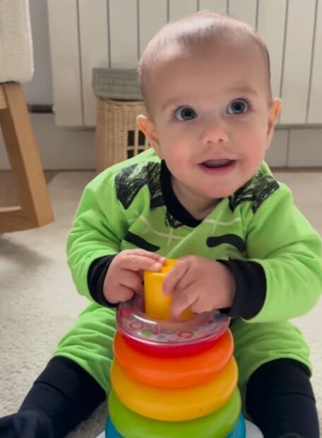 Milo, el bebé de Michelle Renaud y Matías Novoa / Foto: Instagram