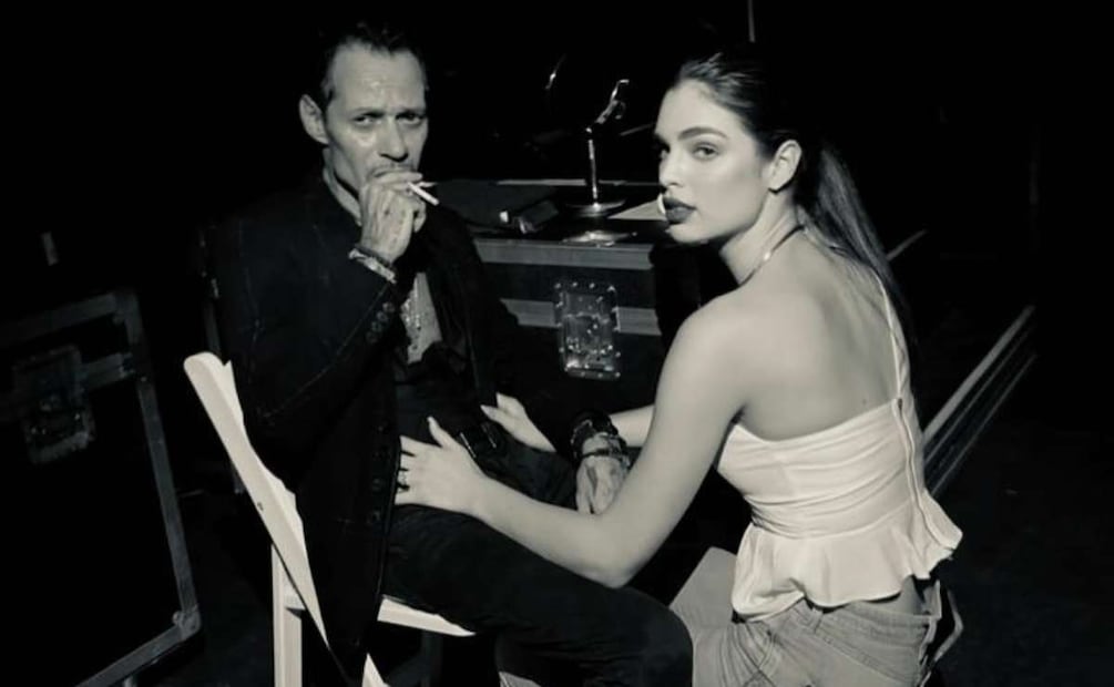 Marc Anthony y Nadia Ferreira / Foto: Instagram